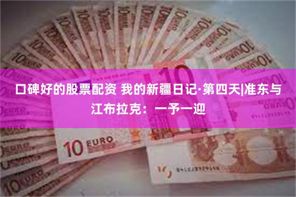 口碑好的股票配资 我的新疆日记·第四天|准东与江布拉克：一予一迎