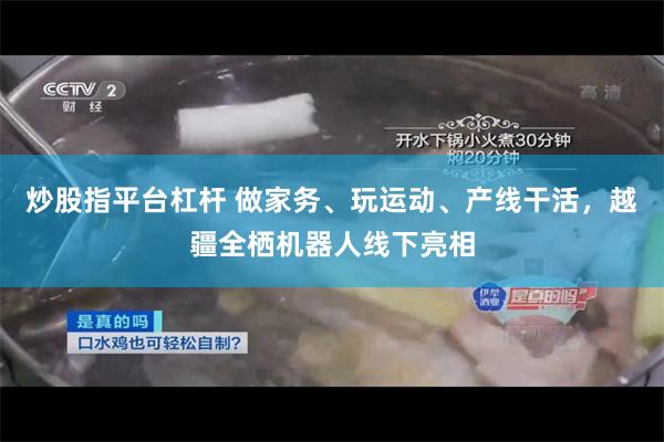 炒股指平台杠杆 做家务、玩运动、产线干活，越疆全栖机器人线下亮相